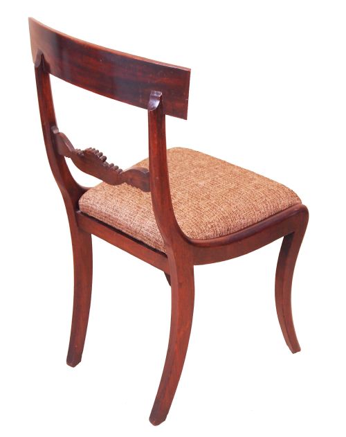 REGENCY MAHOGANY SET OF 8 DINING CHAIRS - ADDITIONAL PHOTO 2