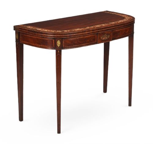 18TH CENTURY GEORGIAN MAHOGANY TEA TABLE - ADDITIONAL PHOTO 1