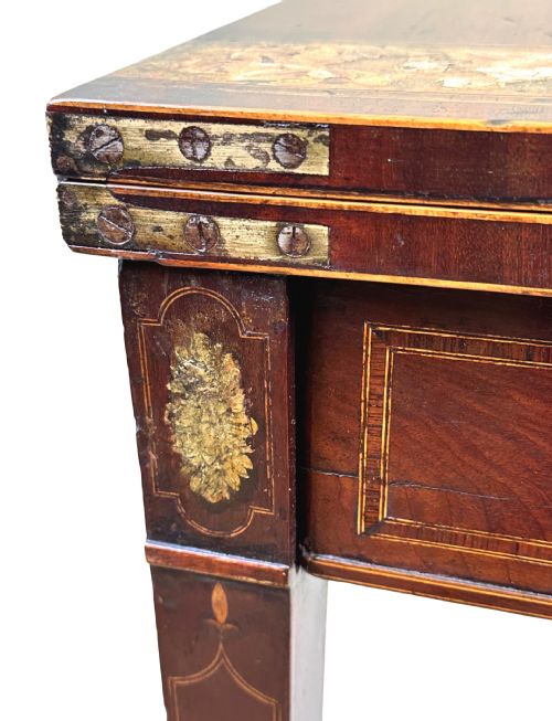 18TH CENTURY GEORGIAN MAHOGANY TEA TABLE - ADDITIONAL PHOTO 3