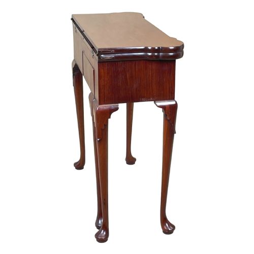 RARE 18TH CENTURY WALNUT TEA SILVER TABLE - ADDITIONAL PHOTO 13
