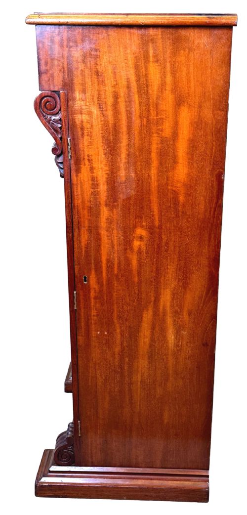 19TH CENTURY MAHOGANY WELLINGTON CHEST - ADDITIONAL PHOTO 8