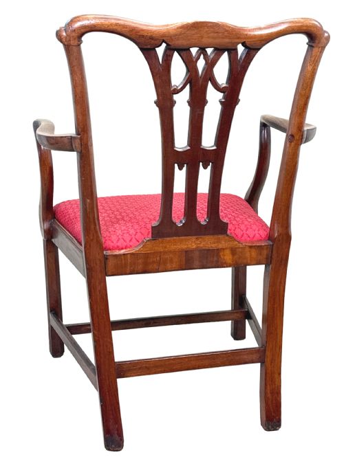 18TH CENTURY CHIPPENDALE MAHOGANY ARMCHAIR - ADDITIONAL PHOTO 6