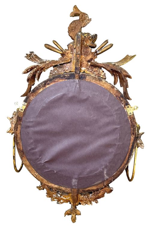 REGENCY GILTWOOD CONVEX MIRROR - ADDITIONAL PHOTO 5