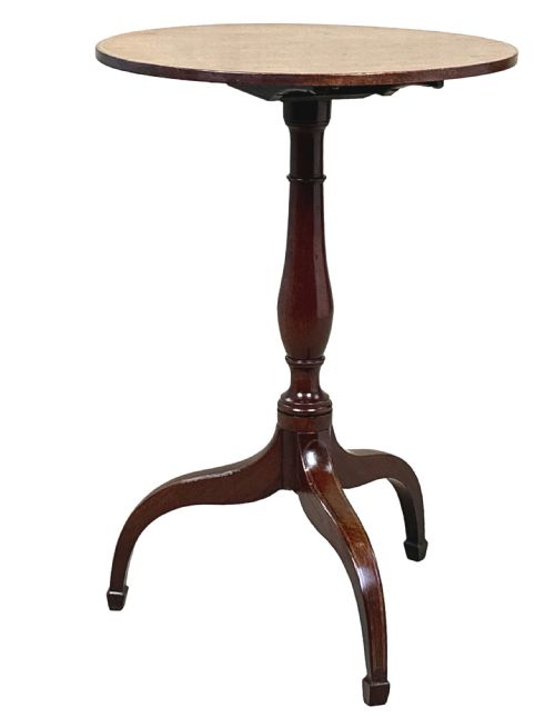 GEORGIAN MAHOGANY CIRCULAR WINE TABLE - ADDITIONAL PHOTO 1