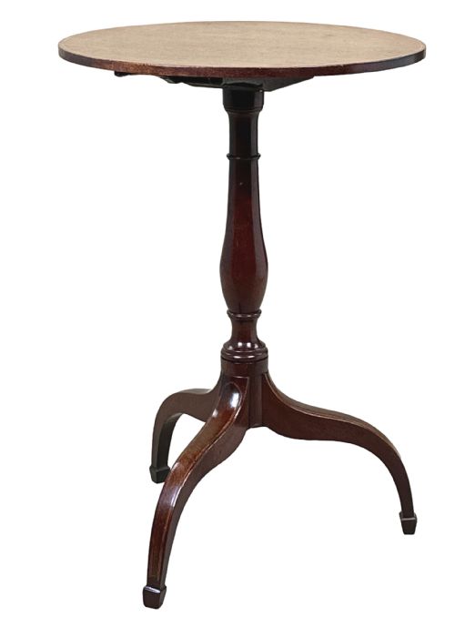 GEORGIAN MAHOGANY CIRCULAR WINE TABLE - ADDITIONAL PHOTO 2