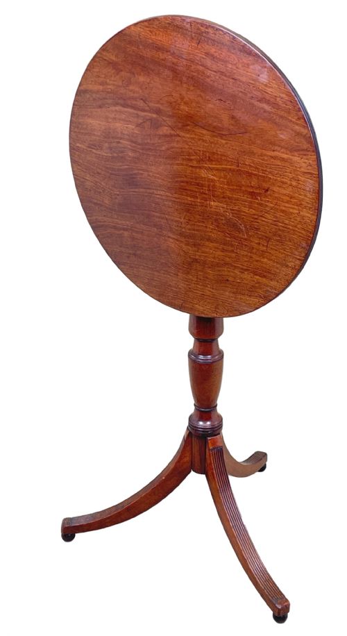 GEORGIAN CIRCULAR MAHOGANY WINE TABLE - ADDITIONAL PHOTO 1