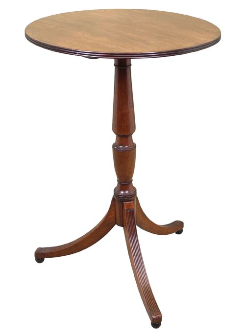 GEORGIAN CIRCULAR MAHOGANY WINE TABLE - ADDITIONAL PHOTO 8