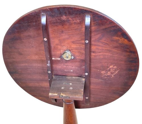 GEORGIAN CIRCULAR MAHOGANY WINE TABLE - ADDITIONAL PHOTO 10