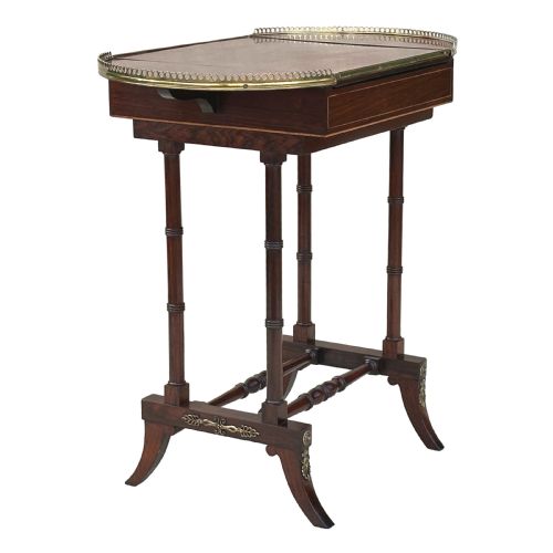REGENCY ROSEWOOD GAMES TABLE - ADDITIONAL PHOTO 7