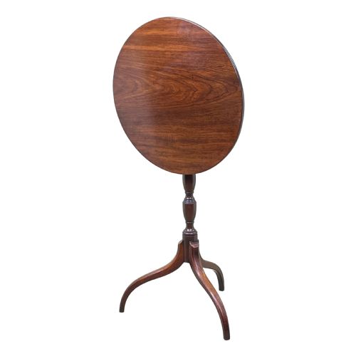 REGENCY MAHOGANY CIRCULAR WINE TABLE - ADDITIONAL PHOTO 1