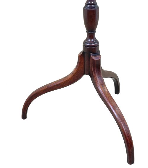 REGENCY MAHOGANY CIRCULAR WINE TABLE - ADDITIONAL PHOTO 3