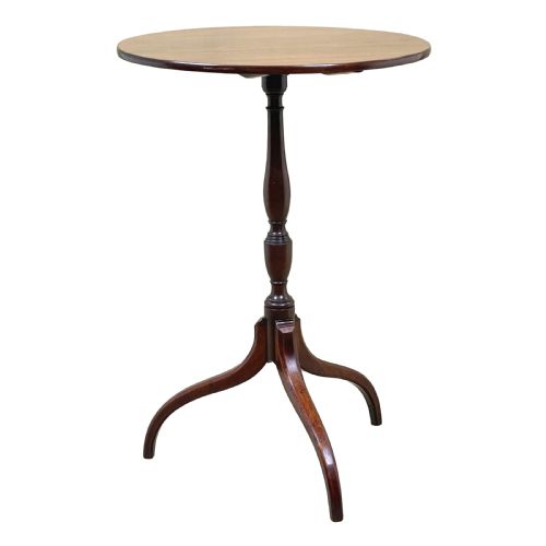 REGENCY MAHOGANY CIRCULAR WINE TABLE - ADDITIONAL PHOTO 7