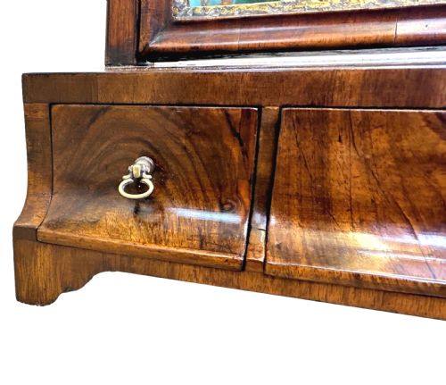 GEORGIAN WALNUT DRESSING TABLE MIRROR - ADDITIONAL PHOTO 5
