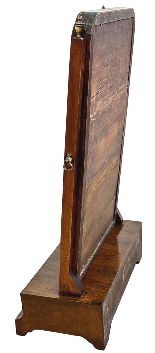 GEORGIAN WALNUT DRESSING TABLE MIRROR - ADDITIONAL PHOTO 6