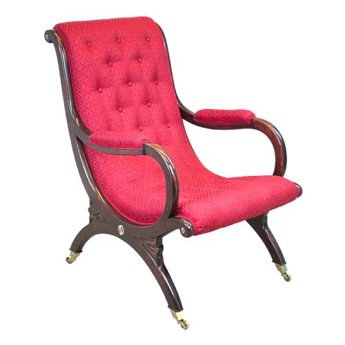 REGENCY LIBRARY ARMCHAIR - ADDITIONAL PHOTO 5