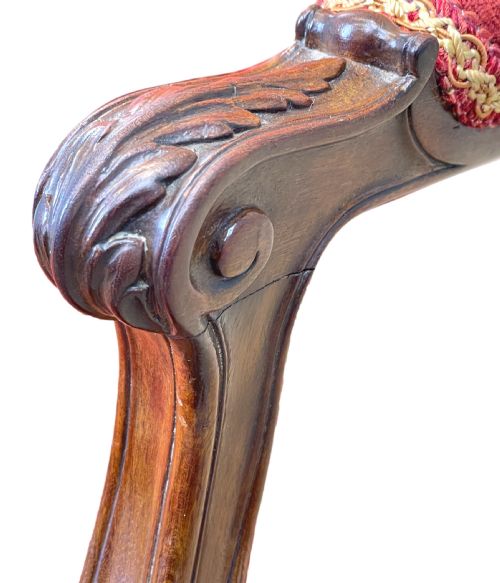 ENGLISH 19TH CENTURY MAHOGANY ARMCHAIR - ADDITIONAL PHOTO 2