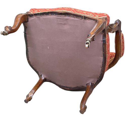 ENGLISH 19TH CENTURY MAHOGANY ARMCHAIR - ADDITIONAL PHOTO 7