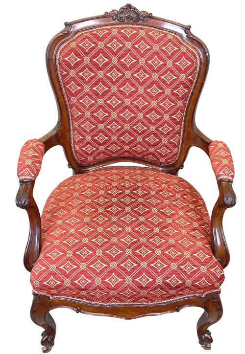 ENGLISH 19TH CENTURY MAHOGANY ARMCHAIR - ADDITIONAL PHOTO 8