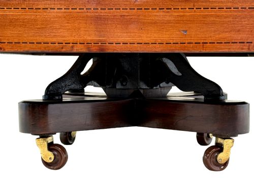MAHOGANY LATE 19TH CENTURY REVOLVING BOOKCASE - ADDITIONAL PHOTO 5