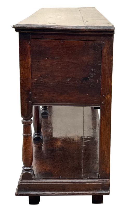 SMALL 18TH CENTURY GEORGIAN OAK DRESSER BASE - ADDITIONAL PHOTO 10