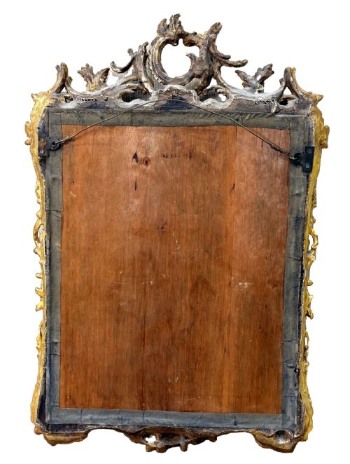 18TH CENTURY CHIPPENDALE ROCOCO GILTWOOD WALL MIRROR - ADDITIONAL PHOTO 8