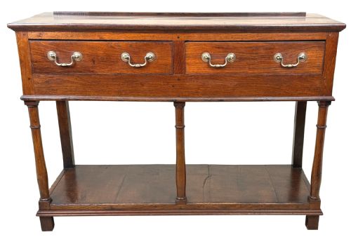 VERY SMALL GEORGIAN OAK DRESSER BASE LATE 18TH CENTURY - ADDITIONAL PHOTO 13