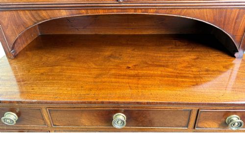UNUSUAL 18TH CENTURY GEORGIAN MAHOGANY DISPLAY CABINET - ADDITIONAL PHOTO 13