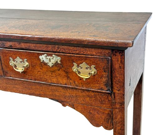 SMALL 18TH CENTURY ENGLISH OAK DRESSER BASE - ADDITIONAL PHOTO 5