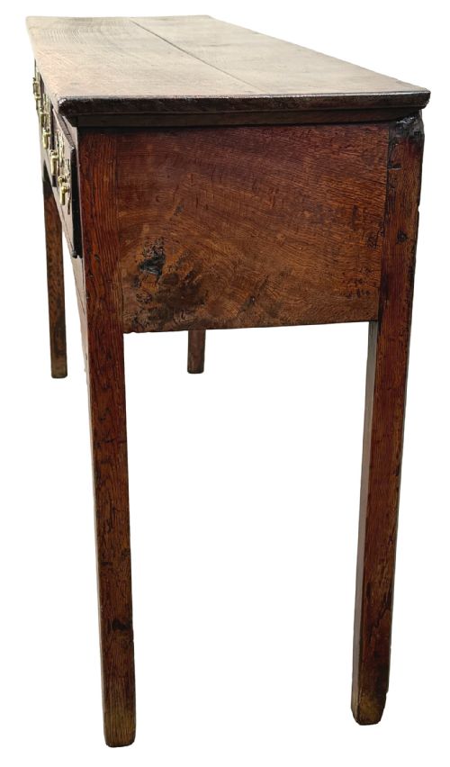 SMALL 18TH CENTURY ENGLISH OAK DRESSER BASE - ADDITIONAL PHOTO 6