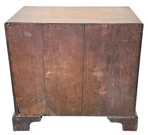 18TH CENTURY GEORGIAN MAHOGANY CHEST WITH A SLIDE - ADDITIONAL PHOTO 9