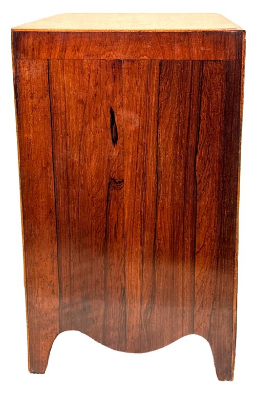 GEORGIAN ROSEWOOD MINIATURE CHEST OF DRAWERS - ADDITIONAL PHOTO 6