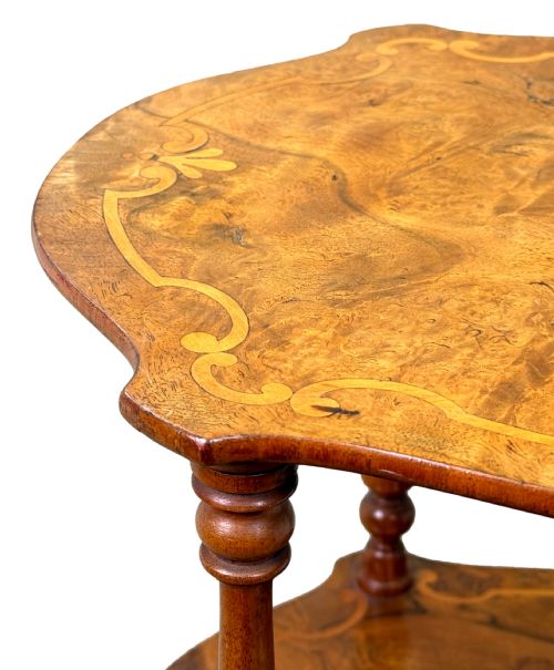 19TH CENTURY SMALL BURR WALNUT TAGRE - ADDITIONAL PHOTO 8