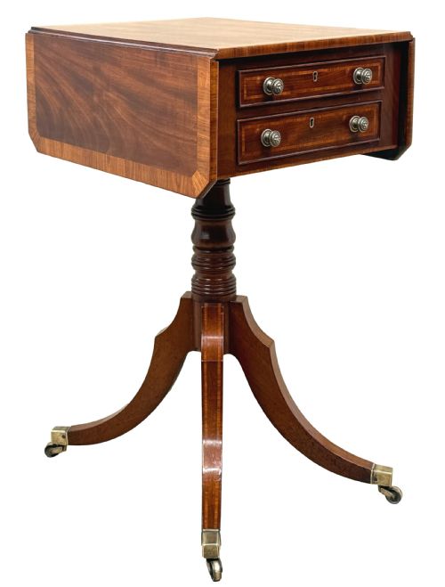 GEORGIAN MAHOGANY BABY PEMBROKE TABLE - ADDITIONAL PHOTO 7