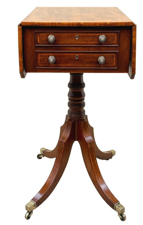 GEORGIAN MAHOGANY BABY PEMBROKE TABLE - ADDITIONAL PHOTO 10