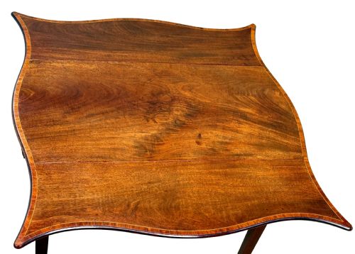 GEORGIAN 18TH CENTURY HEPPLEWHITE BABY PEMBROKE TABLE - ADDITIONAL PHOTO 4