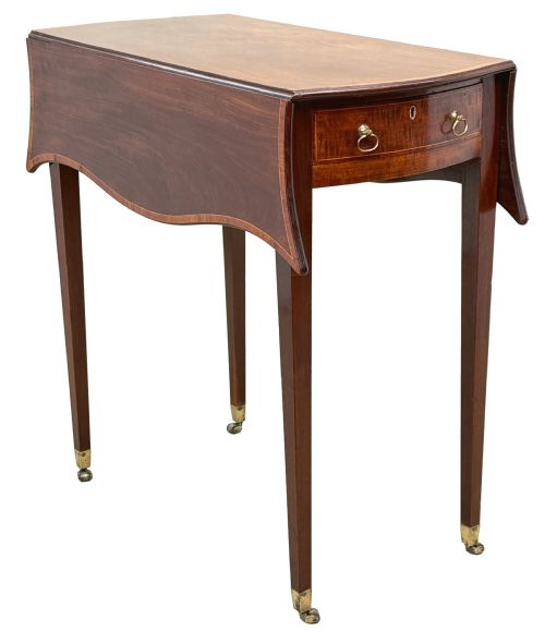 GEORGIAN 18TH CENTURY HEPPLEWHITE BABY PEMBROKE TABLE - ADDITIONAL PHOTO 6