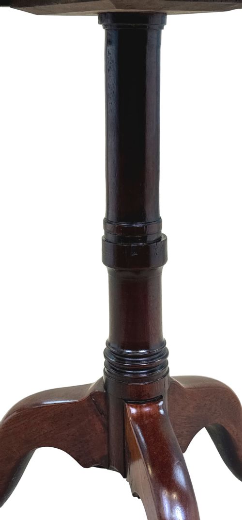 GEORGIAN MAHOGANY OCTAGONAL WINE TABLE - ADDITIONAL PHOTO 5