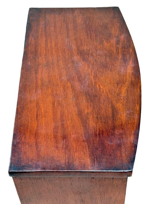 19TH CENTURY VICTORIAN MINIATURE BOWFRONT CHEST - ADDITIONAL PHOTO 1