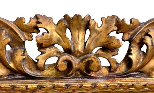 SMALL 19TH CENTURY ITALIAN GILTWOOD FLORENTINE MIRROR - ADDITIONAL PHOTO 4