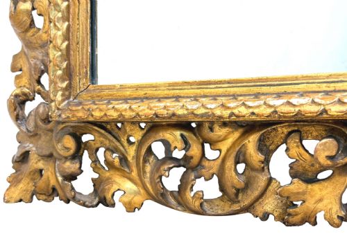 SMALL 19TH CENTURY ITALIAN GILTWOOD FLORENTINE MIRROR - ADDITIONAL PHOTO 6