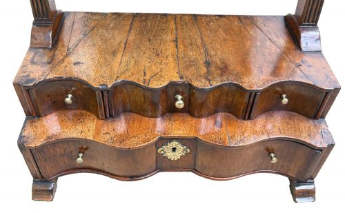 QUEEN ANNE WALNUT DRESSING TABLE MIRROR EARLY 18TH CENTURY - ADDITIONAL PHOTO 5