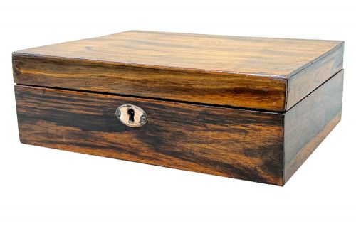 19TH CENTURY COROMANDEL RECTANGULAR WORK BOX