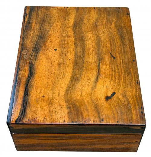 19TH CENTURY COROMANDEL RECTANGULAR WORK BOX - ADDITIONAL PHOTO 2