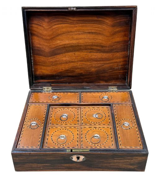 19TH CENTURY COROMANDEL RECTANGULAR WORK BOX - ADDITIONAL PHOTO 4