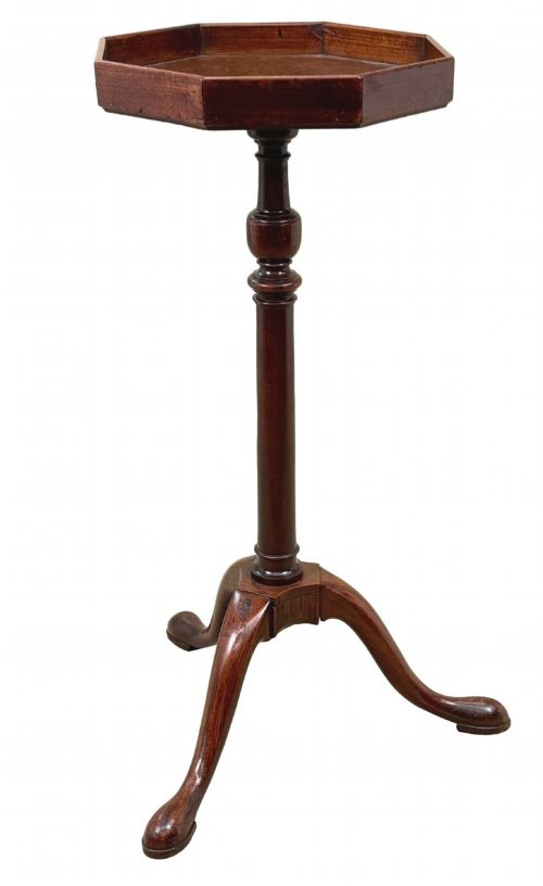 RARE 18TH CENTURY GEORGIAN MAHOGANY TORCHERE CANDLE STAND