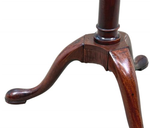 RARE 18TH CENTURY GEORGIAN MAHOGANY TORCHERE CANDLE STAND - ADDITIONAL PHOTO 3