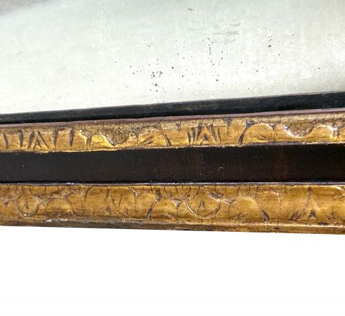EARLY 18TH CENTURY GEORGIAN WALNUT GILT WALL MIRROR - ADDITIONAL PHOTO 2