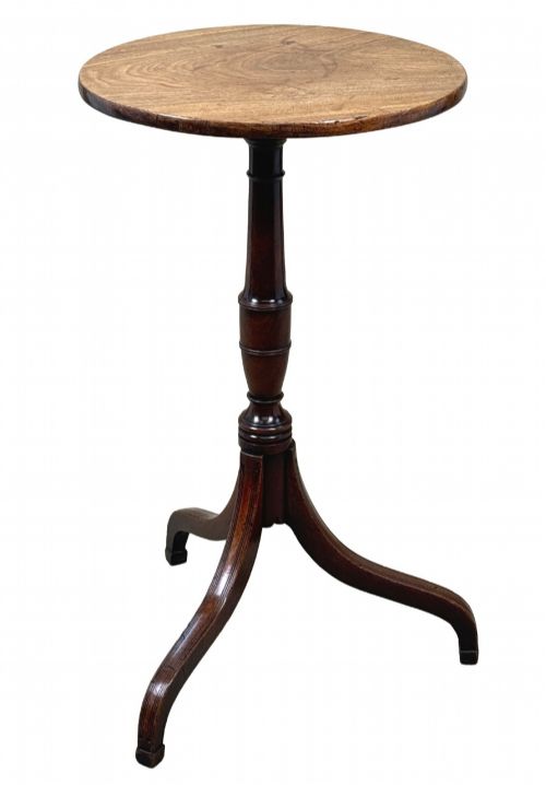 GEORGIAN 18TH CENTURY MAHOGANY CIRCULAR WINE TABLE