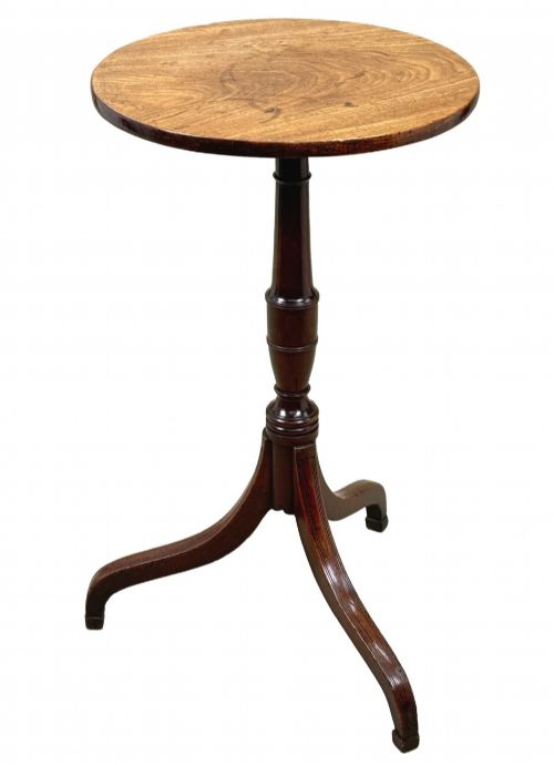 GEORGIAN 18TH CENTURY MAHOGANY CIRCULAR WINE TABLE - ADDITIONAL PHOTO 9