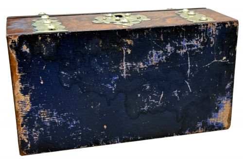 19TH CENTURY BURR WALNUT STATIONARY BOX - ADDITIONAL PHOTO 8
